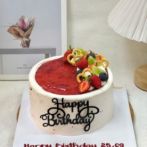 Bánh kem trang trí trái cây E4