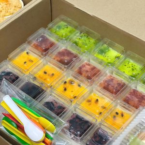 Panna cotta mứt trái cây