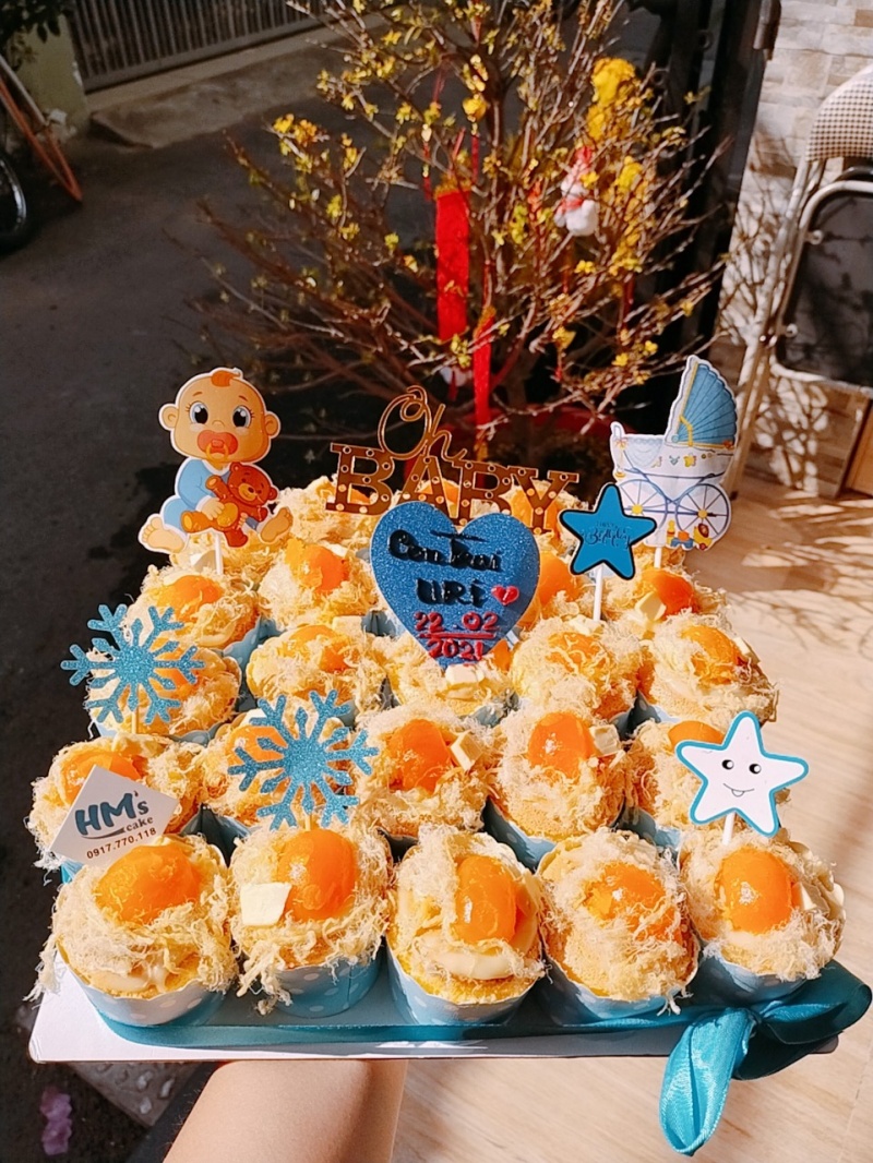 Bánh cupcake sinh nhật công chúa, người nhện, xe ô tô tặng sinh nhật bé trai  6401 - Bánh Cupcake