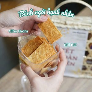 Alternative view of Bánh cookie ngói hạnh nhân hộp 100gram