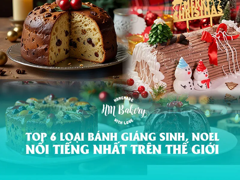 Top 6 loại bánh giáng sinh, noel nổi tiếng 2024 trên thế giới
