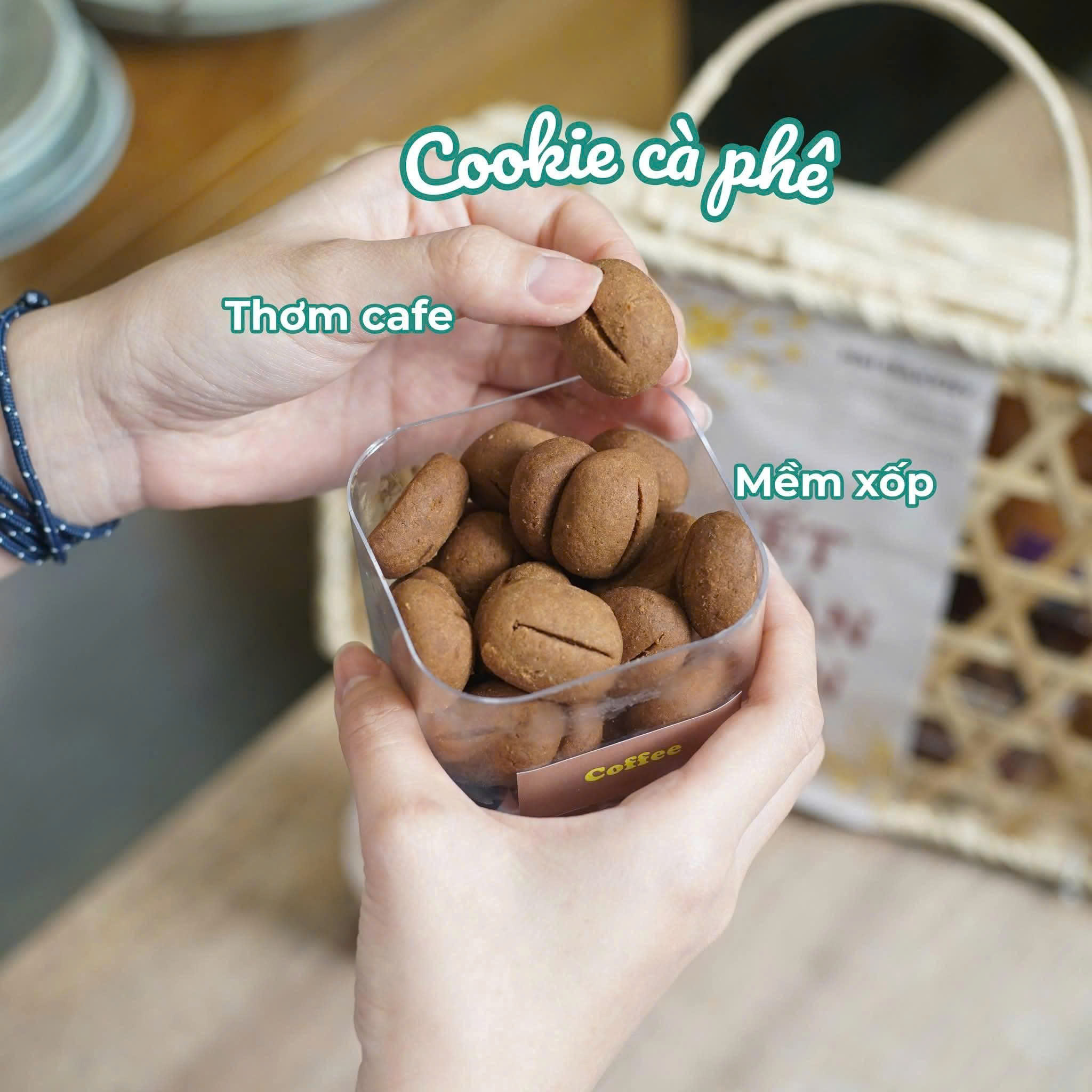 Bánh cookie coffee 130gram - Ảnh 2