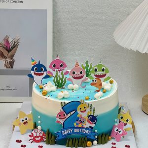 Bánh kem 16cm Baby shark
