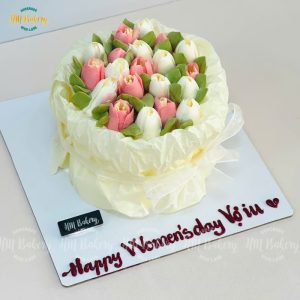 Bánh kem hoa Tulip 12cm