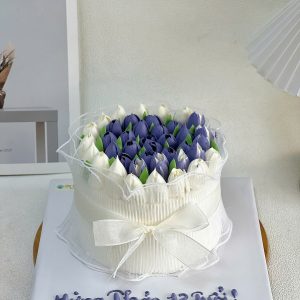 Bánh kem hoa Tulip