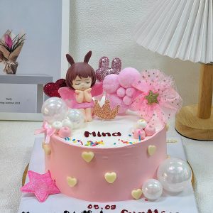Bánh kem pk bé gái 16cm