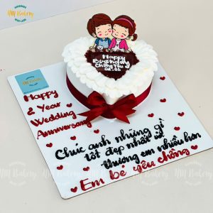 Bento trái timkỷ niệm ngày cưới