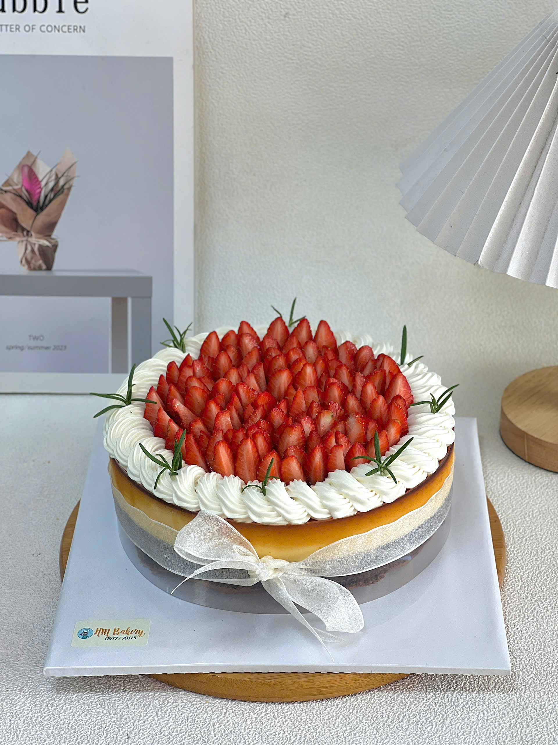Flan gato full dâu - Ảnh 2