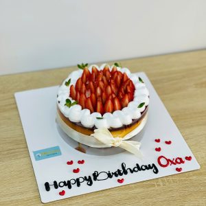 Alternative view of Flan gato 15cm full dâu