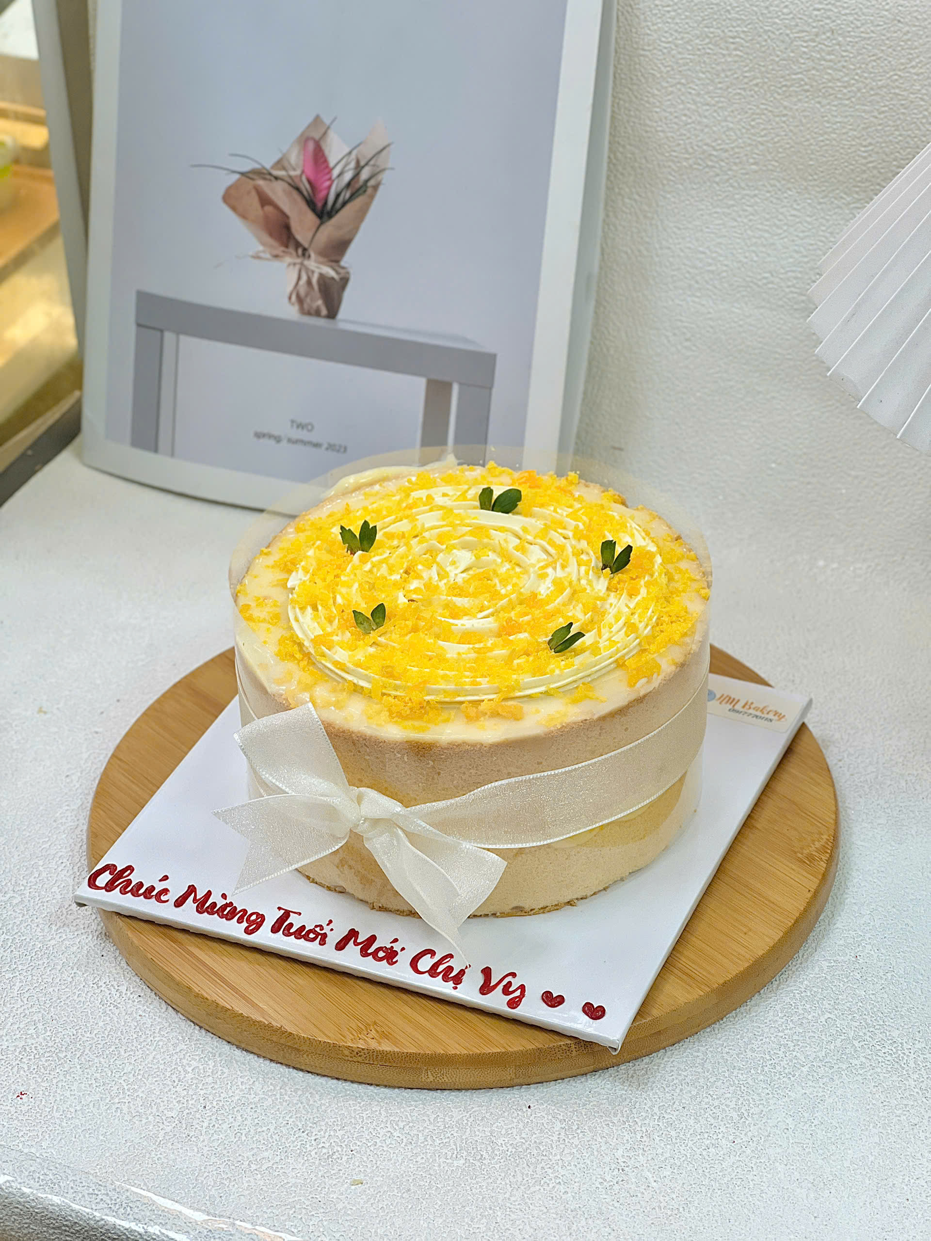 Bánh bông lan trứng muối 4 lá - Ảnh 2