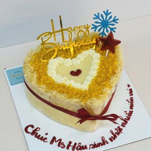 Bông lan trứng muối trái tim