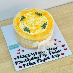 Bánh bông lan trứng muối 4 lá