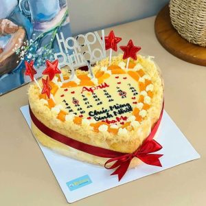 Bông lan trứng muối trái tim 02