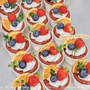 Cupcake trái cây