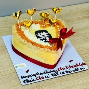 Bông lan trứng muối trái tim 03