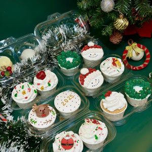 Set 2 cupcake bánh giáng sinh GS 11