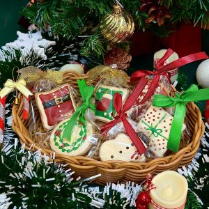 Bánh giáng sinh cookie vẽ