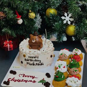 Bánh kem 16cm + 10 susing