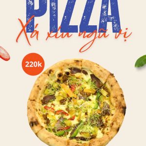 Pizza xá xíu ngũ vị