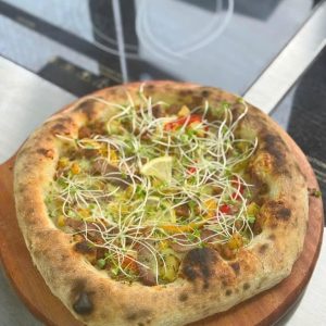 Pizza xá xíu ngũ vị