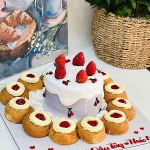 Alternative view of Bánh kem TG 07 (bánh kem 10cm + 12 su sing)