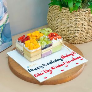 Mousse đủ vị: set 6 cup mousse full trái cây