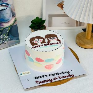 Bánh kem bé gái BG 17