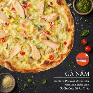 Pizza Gà Nấm