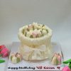 Bánh kem nữ A57 (bánh kem hoa tulip)