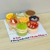 Set 8 ly tròn mousse