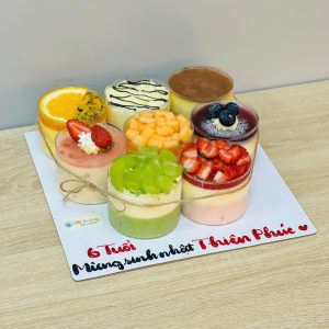 Set 8 ly tròn mousse