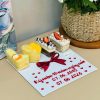 Set mousse love + bông lan trứng muối LM-07